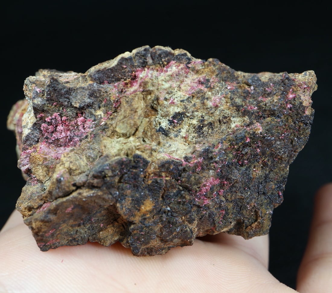 エリスライト　原石　コバルト華　鉱物標本 メキシコ産 エリスライト コバルト華 ERY001 112,9g 鉱物 天然石