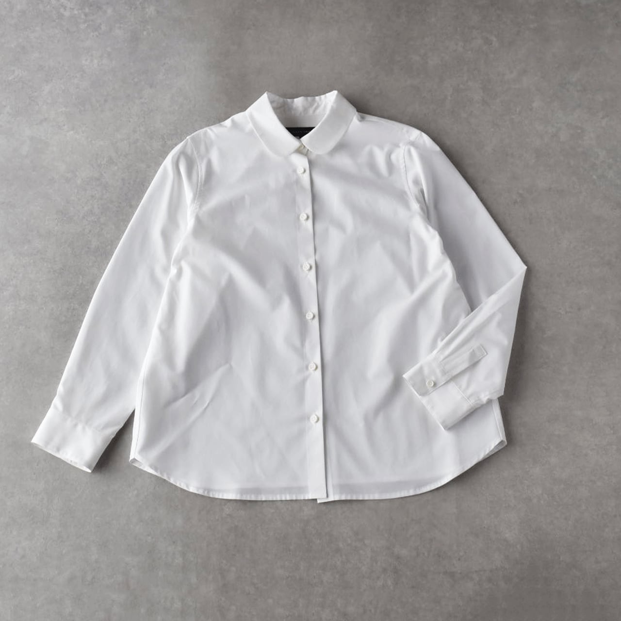 atelier naruse FORMAL ｺｯﾄﾝ丸襟ｼｬﾂ (ﾎﾜｲﾄ) FO2039 | NORTHWEST SELECT