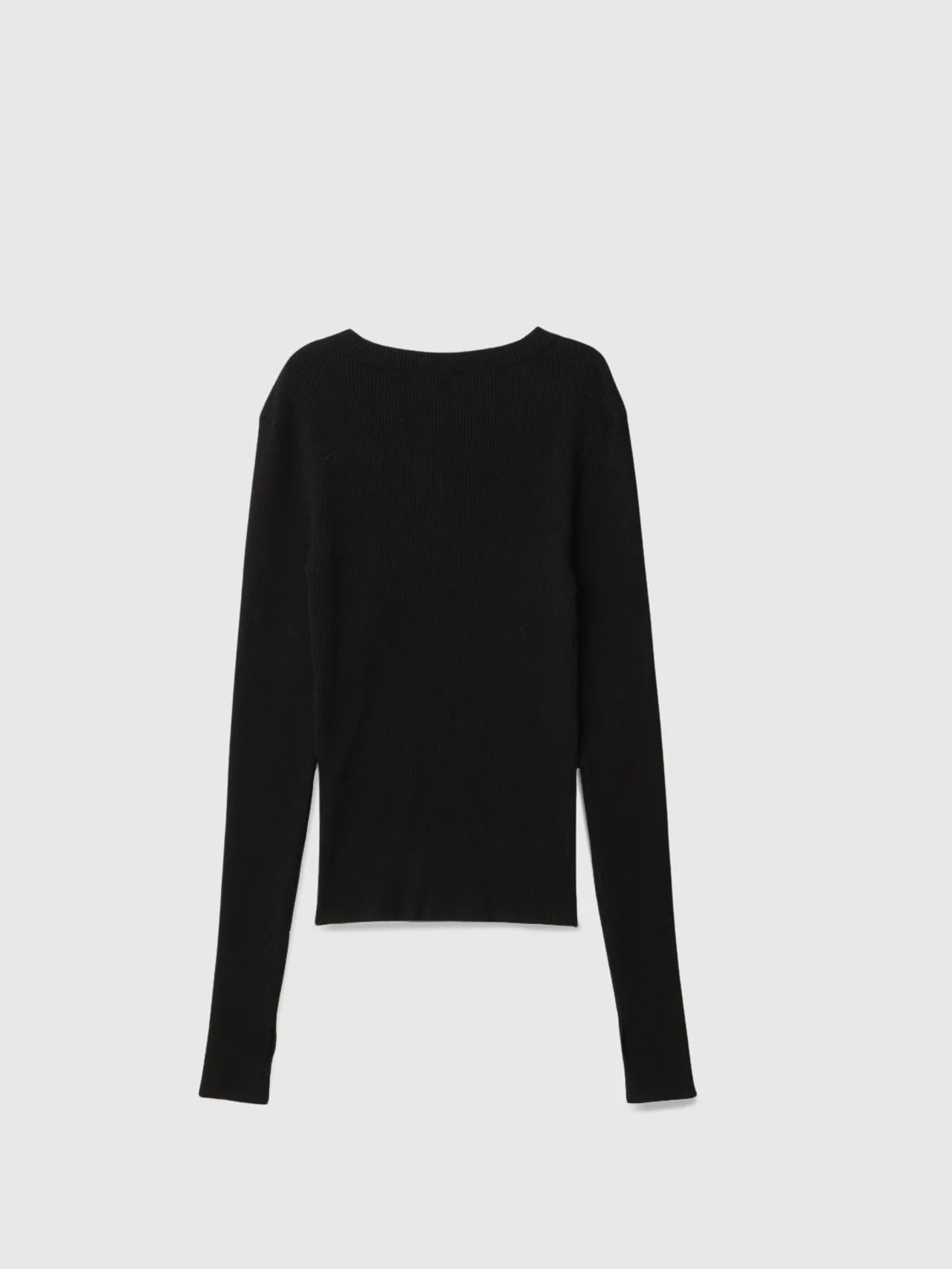 【26AW】THINGS THAT MATTER シングスザットマター / トップス / ASYMMETRY SLANT-FLAP RIB KNIT. 0586TM0674P - 6