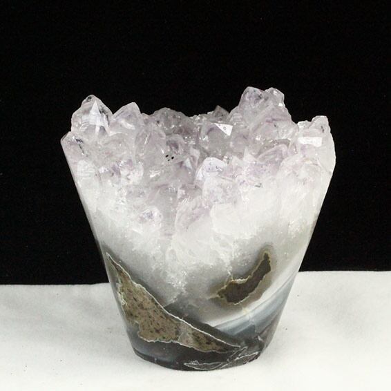 アメジスト クラスター 原石 ウルグアイ産 花型 フラワー amethyst 一点物 282-657