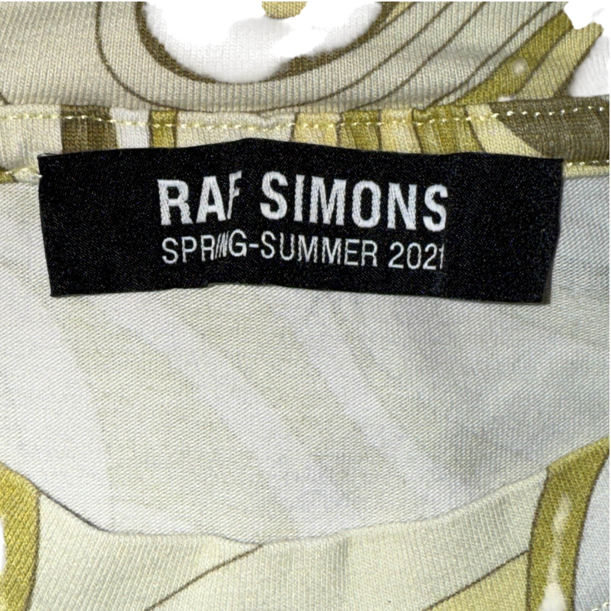 【RAF SIMONS】21SS アブストラクトアートプリントスラックス RAF SIMONS】ラフシモンズ 21SS アブストラクトアートプリント Tシャツ