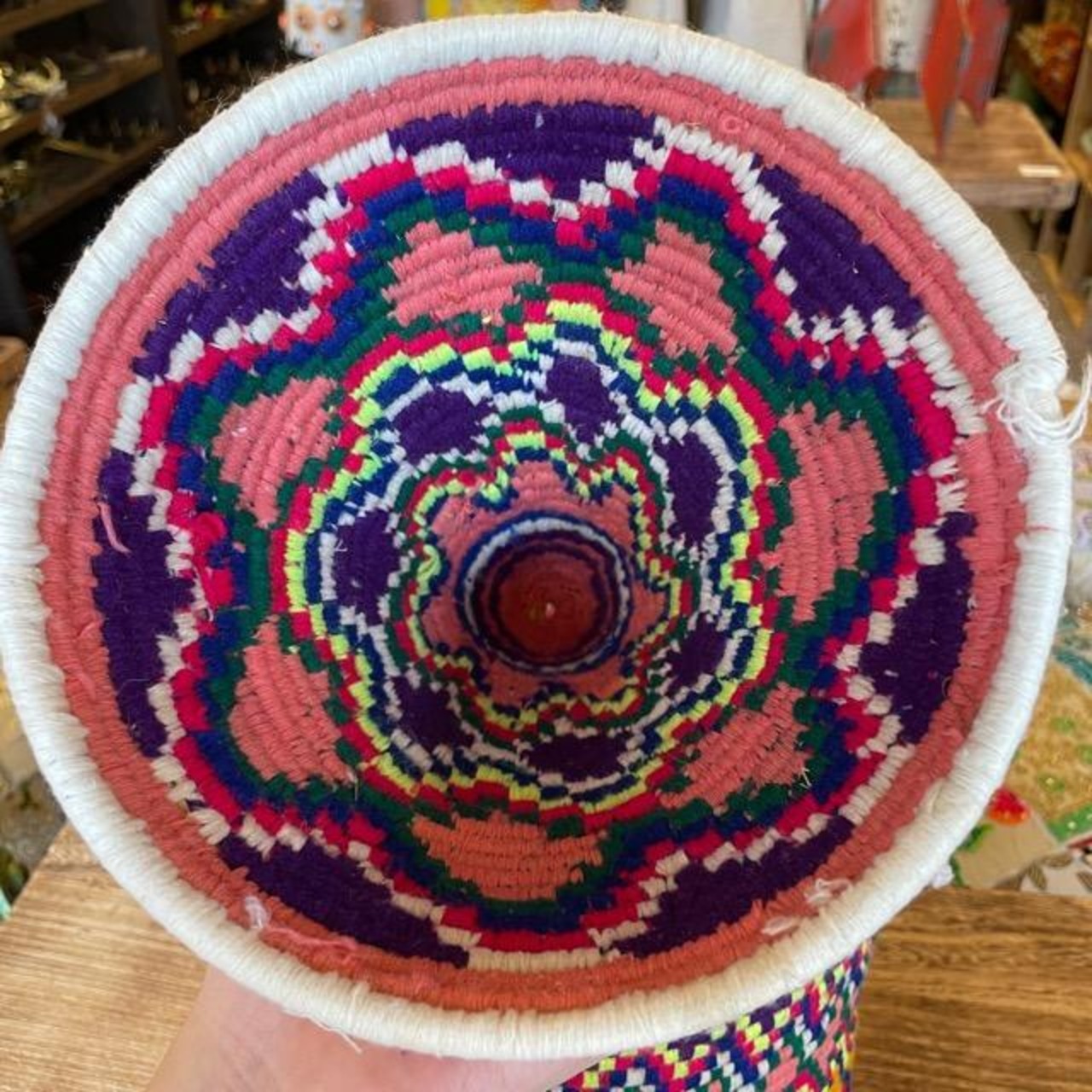 Berber basket L 2type / ベルベルバスケット 蓋付き 収納カゴ カラフル ハンドメイド モロッコ 民芸品 リビング収納 インテリア 置物 かわいい プレゼント