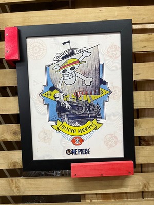 ワンピース／ゴーイングメリー号　ONE PIECE: Going Merry　海外ドラマ　木製フレーム付き　ミニポスター