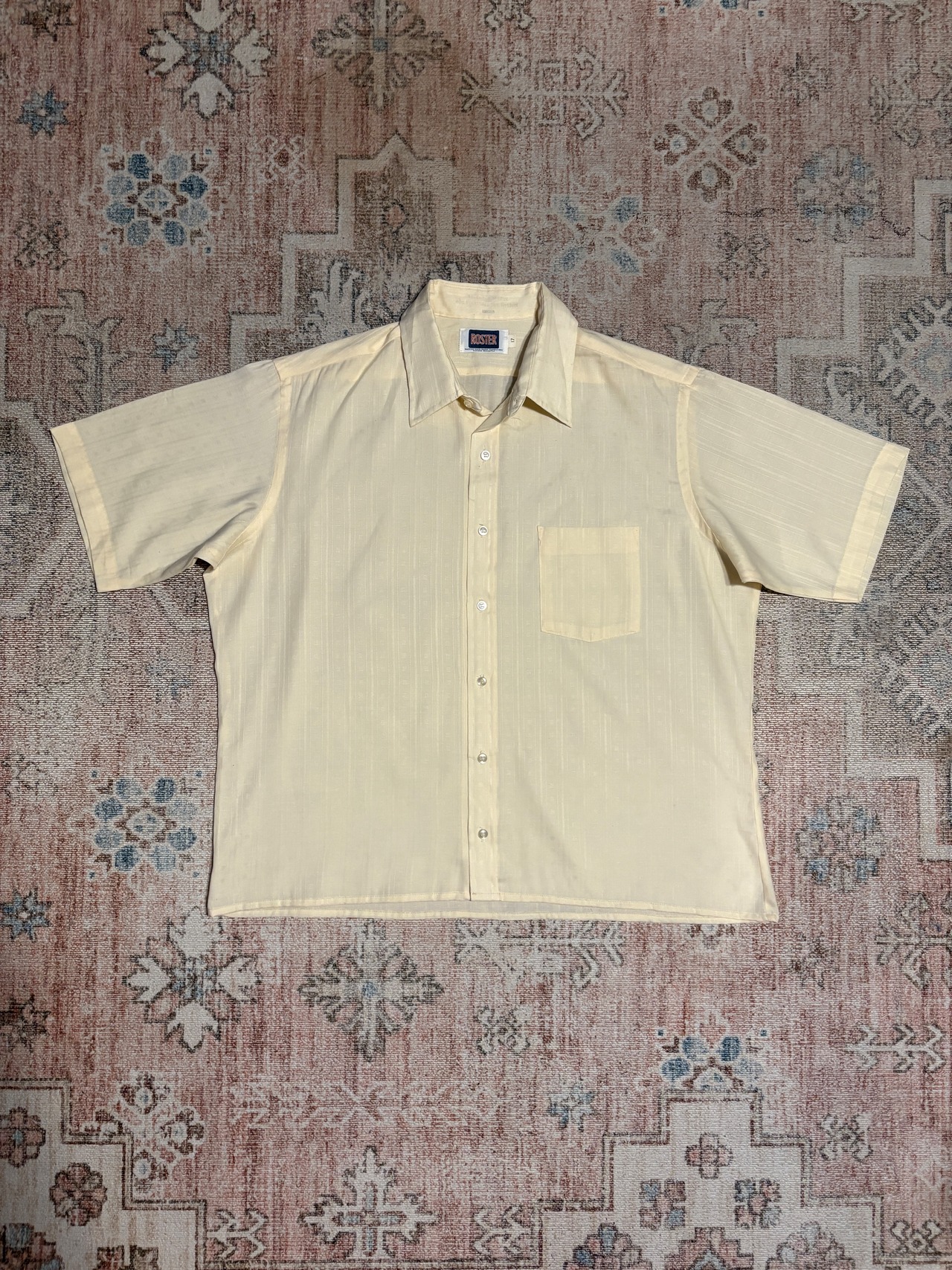 80s / Vintage / Jacquard Pattern Shirts / REMAKE Shirts