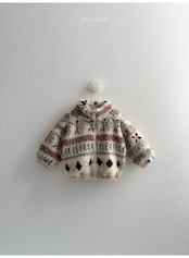 〖取寄〗韓国子供服 / 26winter / minirobe / エディボアジップアップ / キッズ *S~XL*