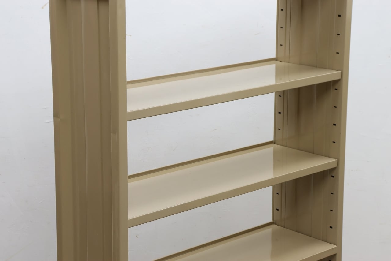 Wa478　KOKUYO 木製書庫 レトロ KOKUYO コクヨ 軽量 スチール オープンシェルフ 本棚 書庫