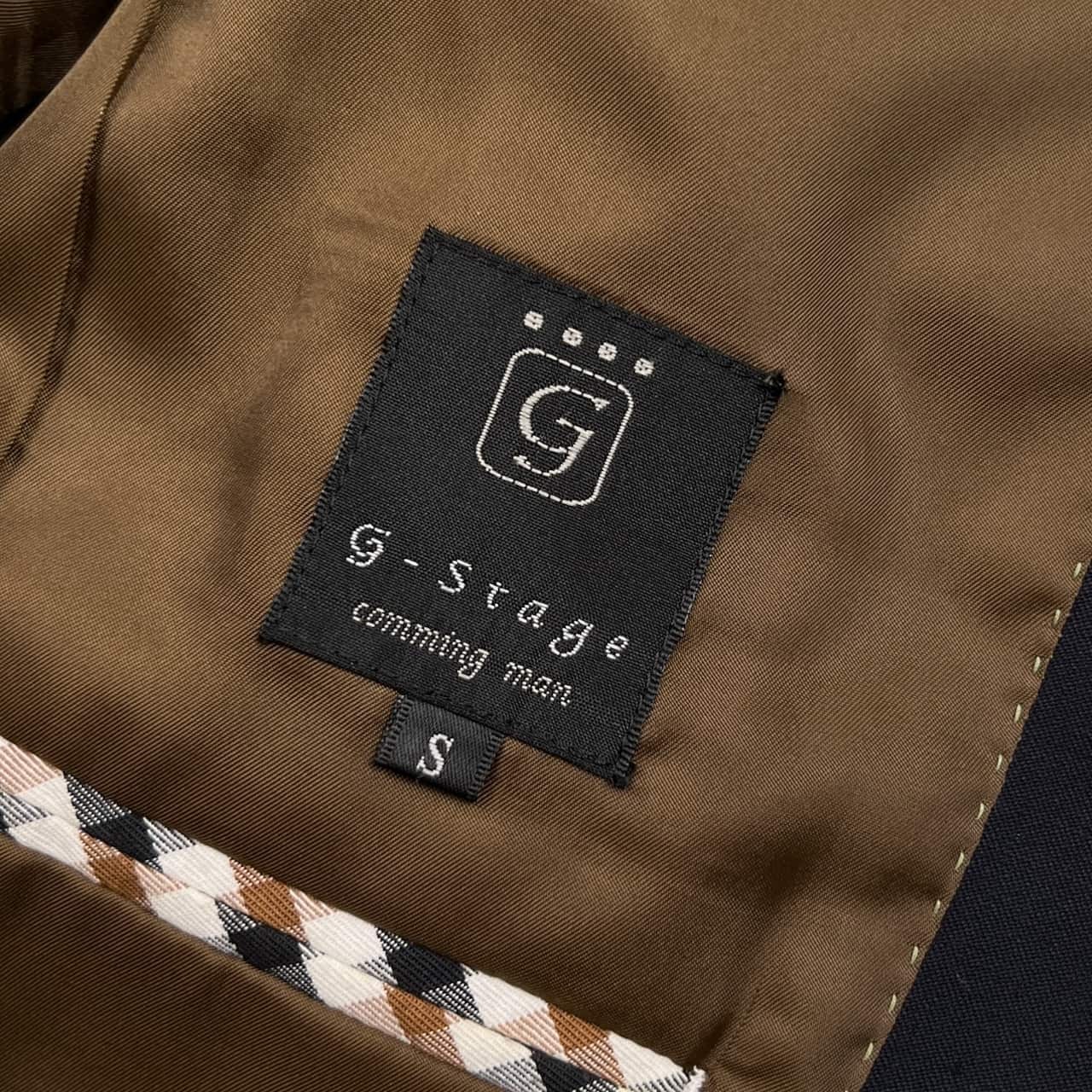 G-Stage ジーステージ 銀ボタン 2B テーラードジャケット 紺ブレ S/ネイビー メンズ