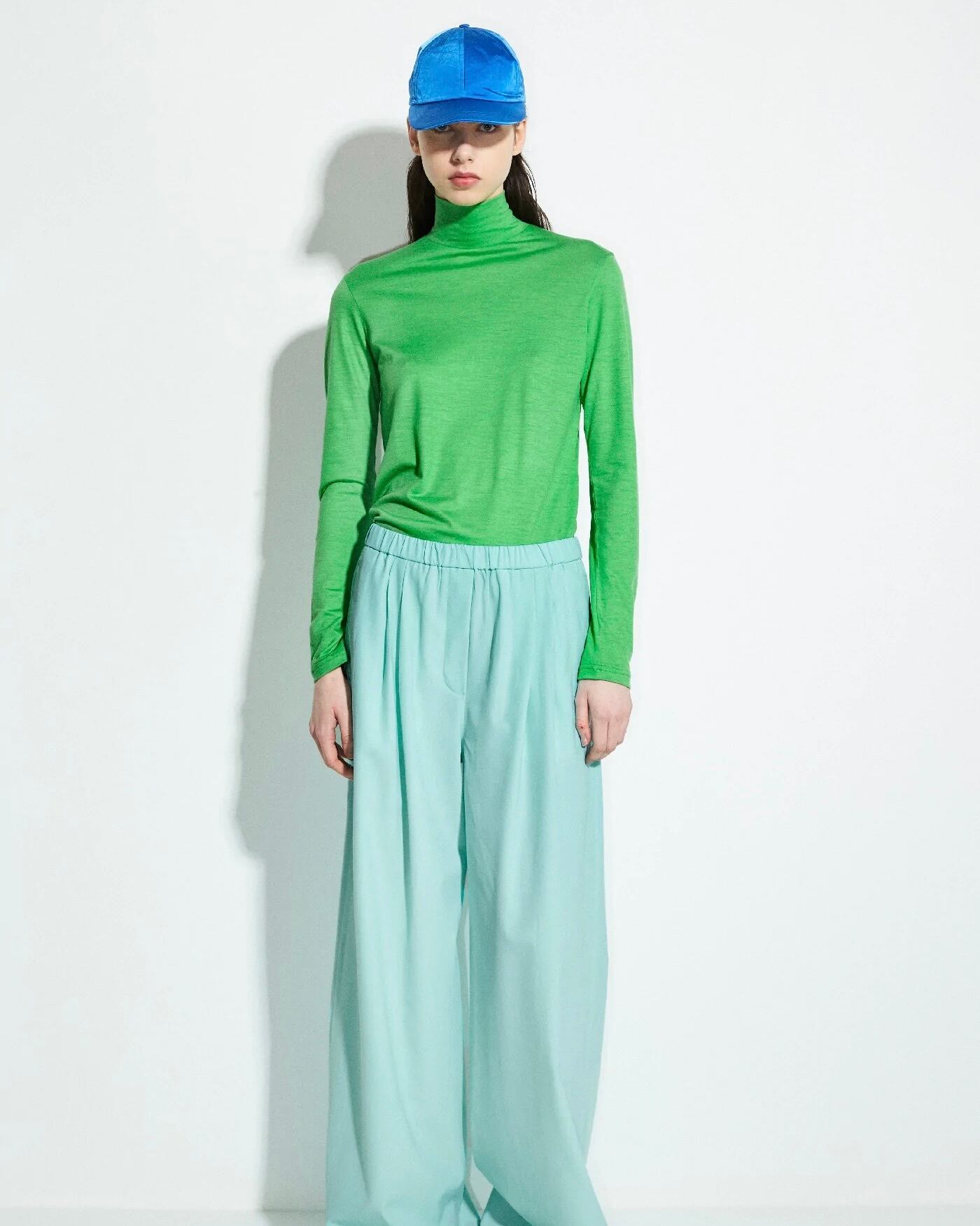 美品 Christian Wijnants 22AW TELLA TOP S Christian Wijnants 】TELLA JERSEY TURTLE NECK TOP | idealclasse
