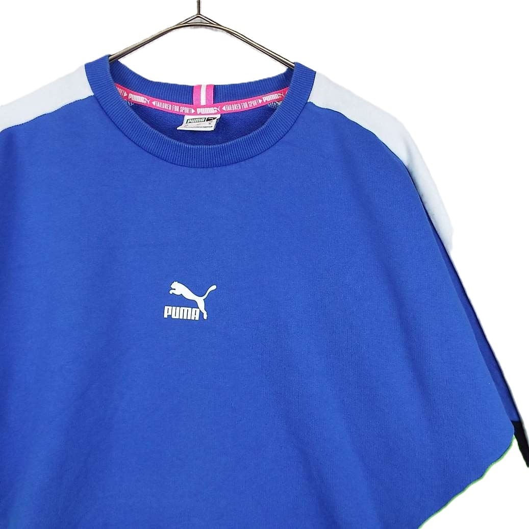80年代デザイン】PUMA プーマ ワンポイントロゴ スウェット 長袖プル