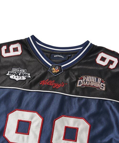 ヒョンジン着用 WKNDRS KELLOGG'S FOOTBALL JERSEY WKNDRS】KELLOGGS FOOTBALL JERSEY_2color | もごつ