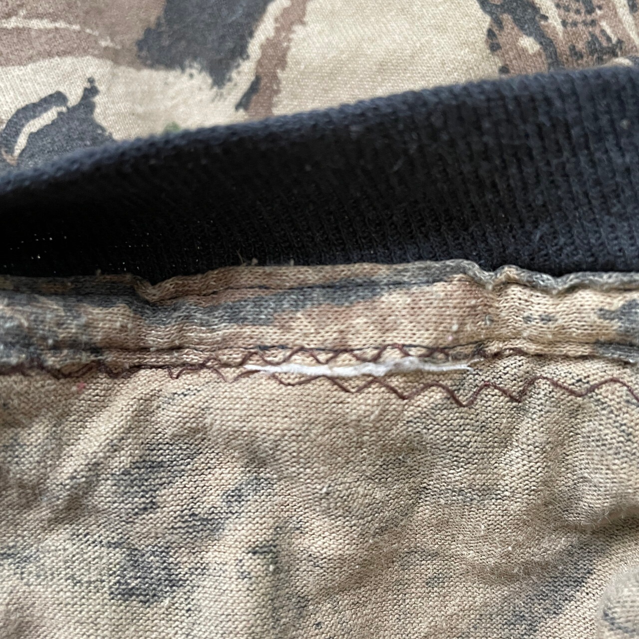 80〜90年代 REALTREE リアルツリーカモ フード付き ロングTシャツ 