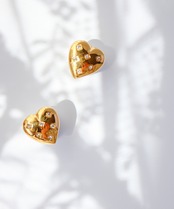 ハートジルコニアピアス/023026