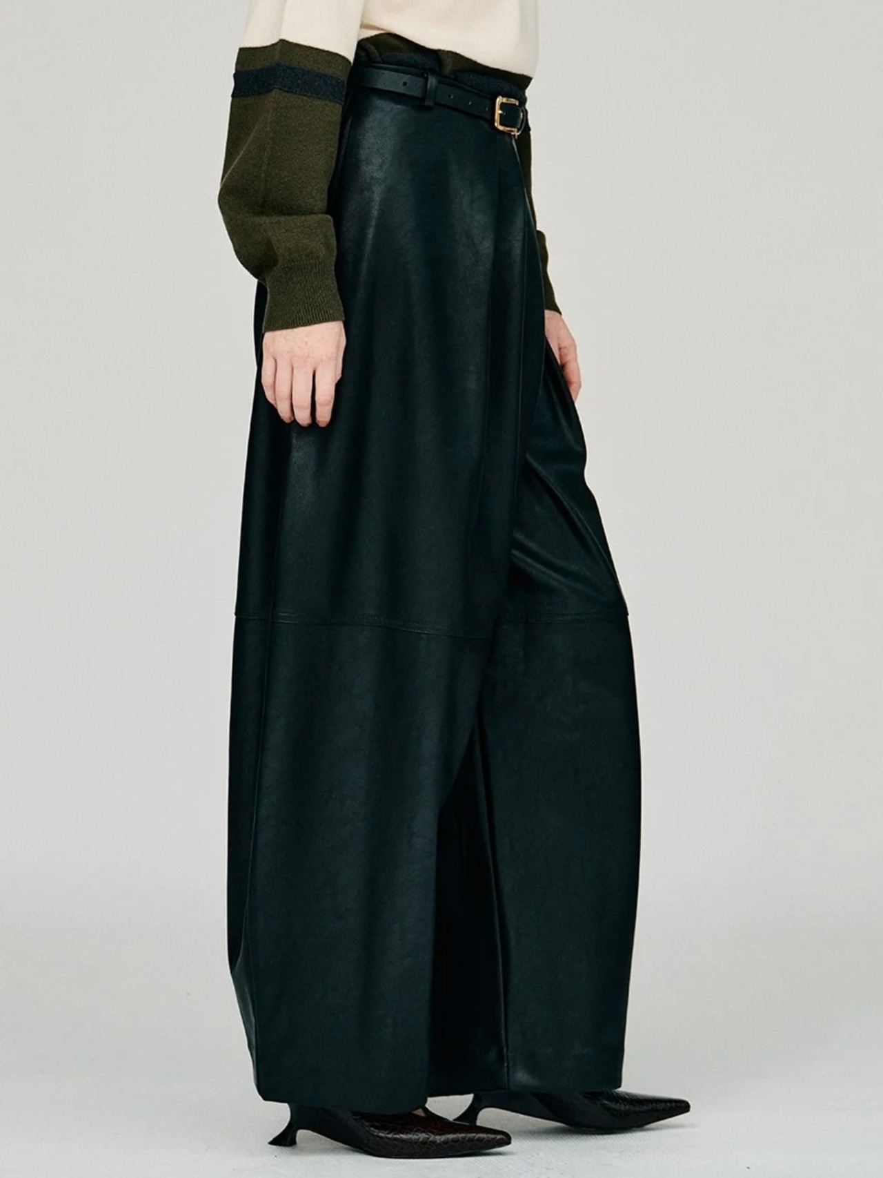 【26AW | WOMEN】PRANK PROJECT プランクプロジェクト / パンツ / Fake Leather Balloon Pants　31262466111 - 6