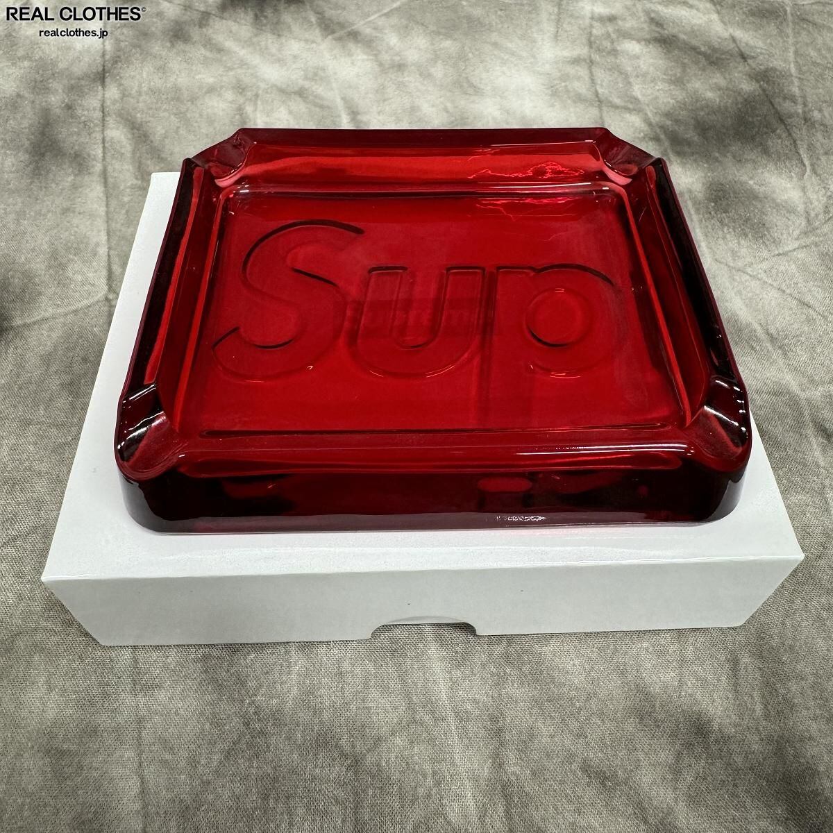 未使用】Supreme/シュプリーム【22SS】Debossed Glass Ashtray