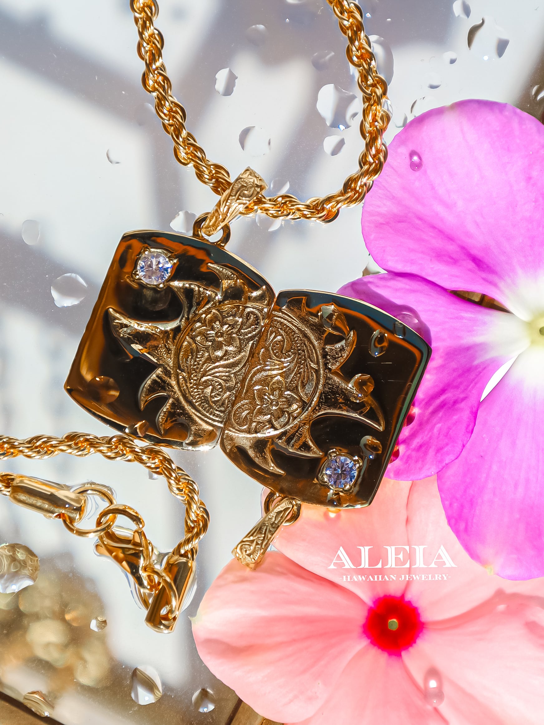 LaLa Pilina Necklace[316L]ハワイアンジュエリー | ALEIA【Hawaiian