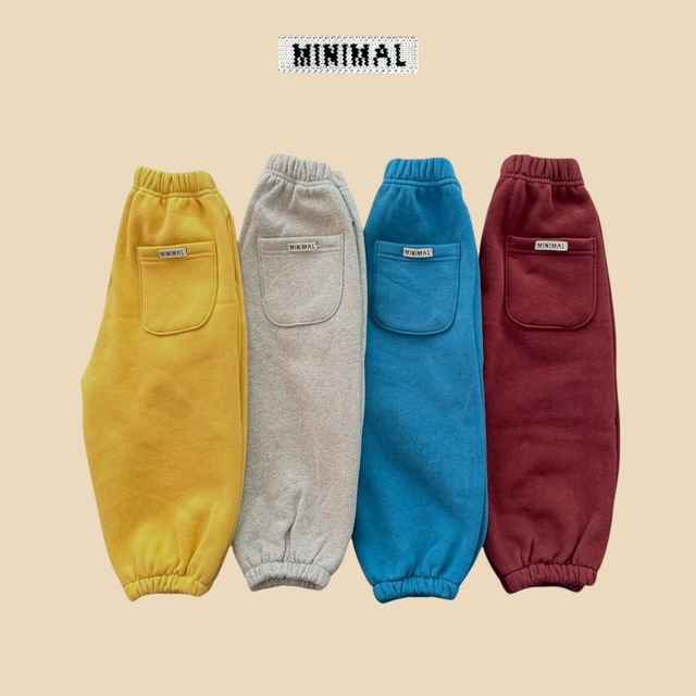 minimal color jogger pants【minimal】 ※12月下旬~1月上旬発送予定