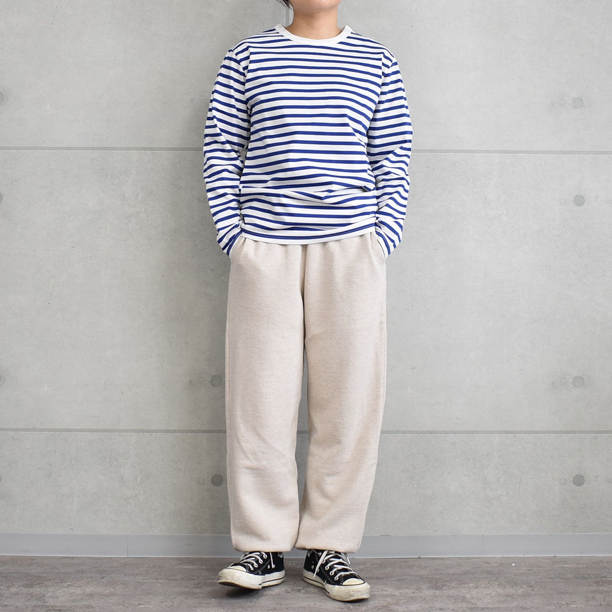 A.U.G relaxing ボーダークルーネックTシャツ /800004 | AUG ONLINE