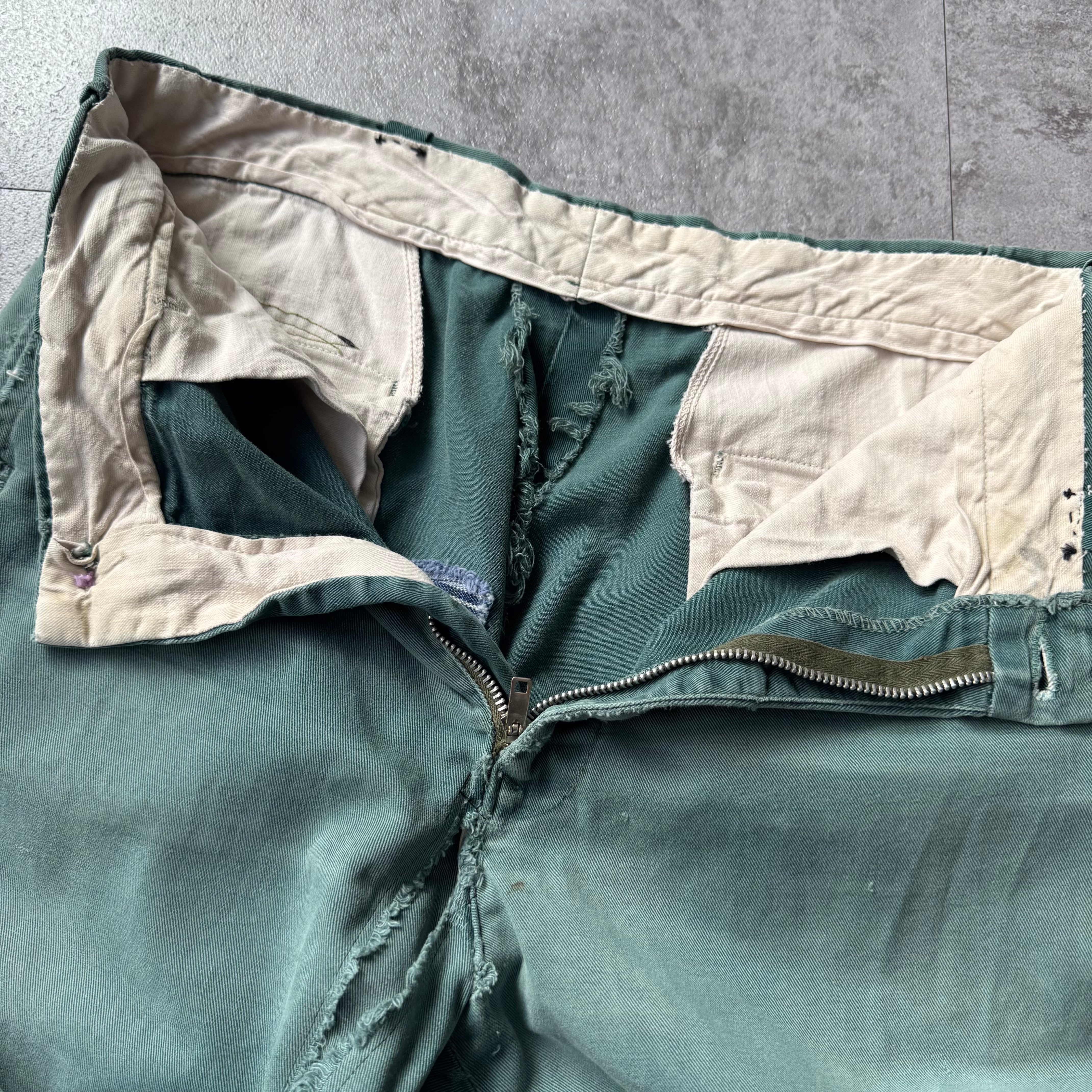 1950's〜 US Vintage All Cotton Work Pants / 50年代〜 オール