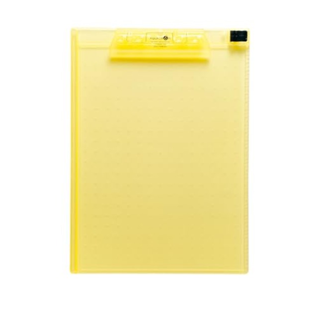リヒトラブ バインダー クリップボード A4E 黄 A5010-5