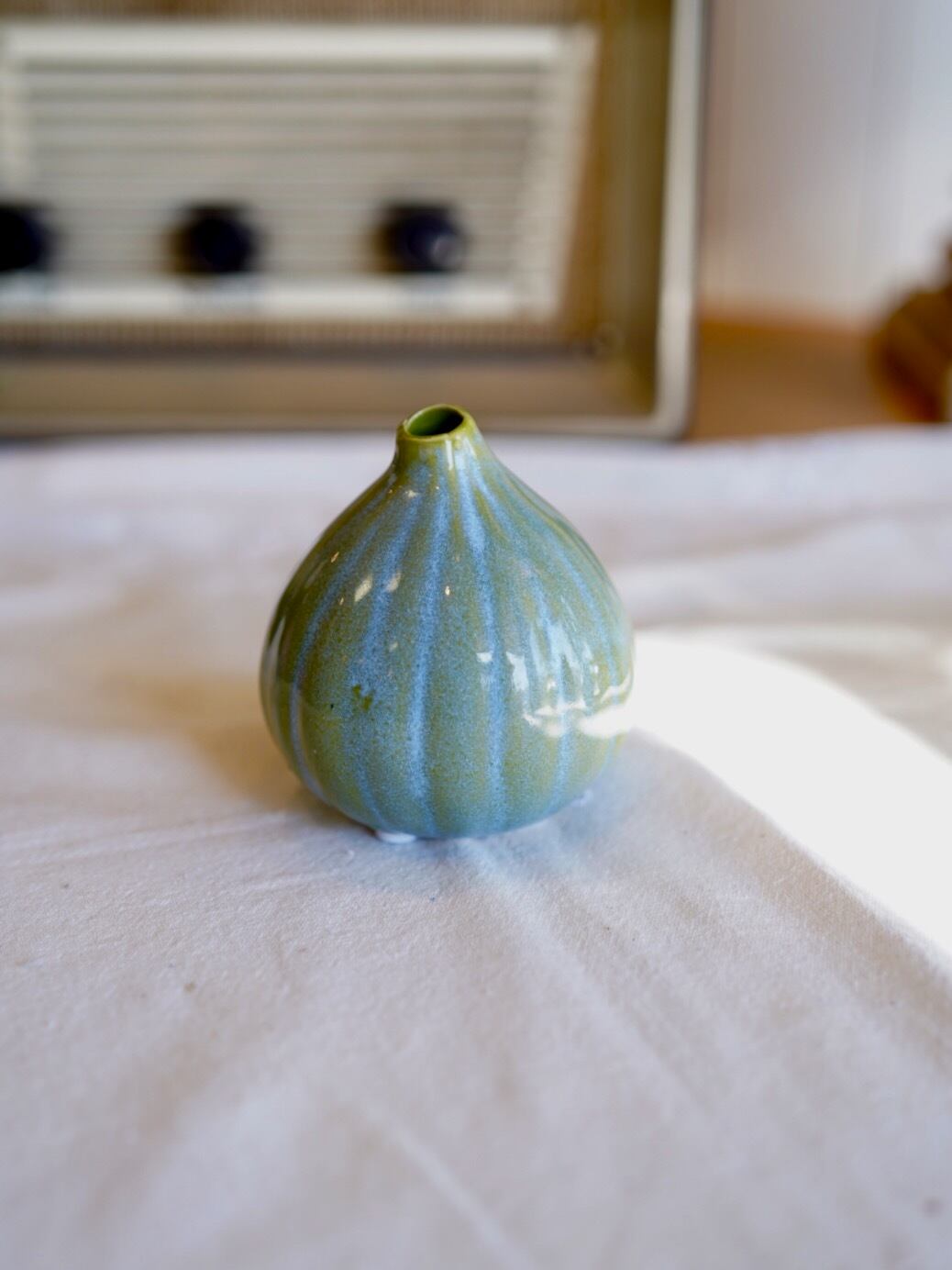 螺鈿細工 飾り盆 月明かりとブラッキー