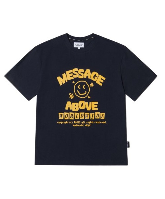 [AMES-WORLDWIDE] SMILE MESSAGE T-SHIRTS_NV(22HSTP05)