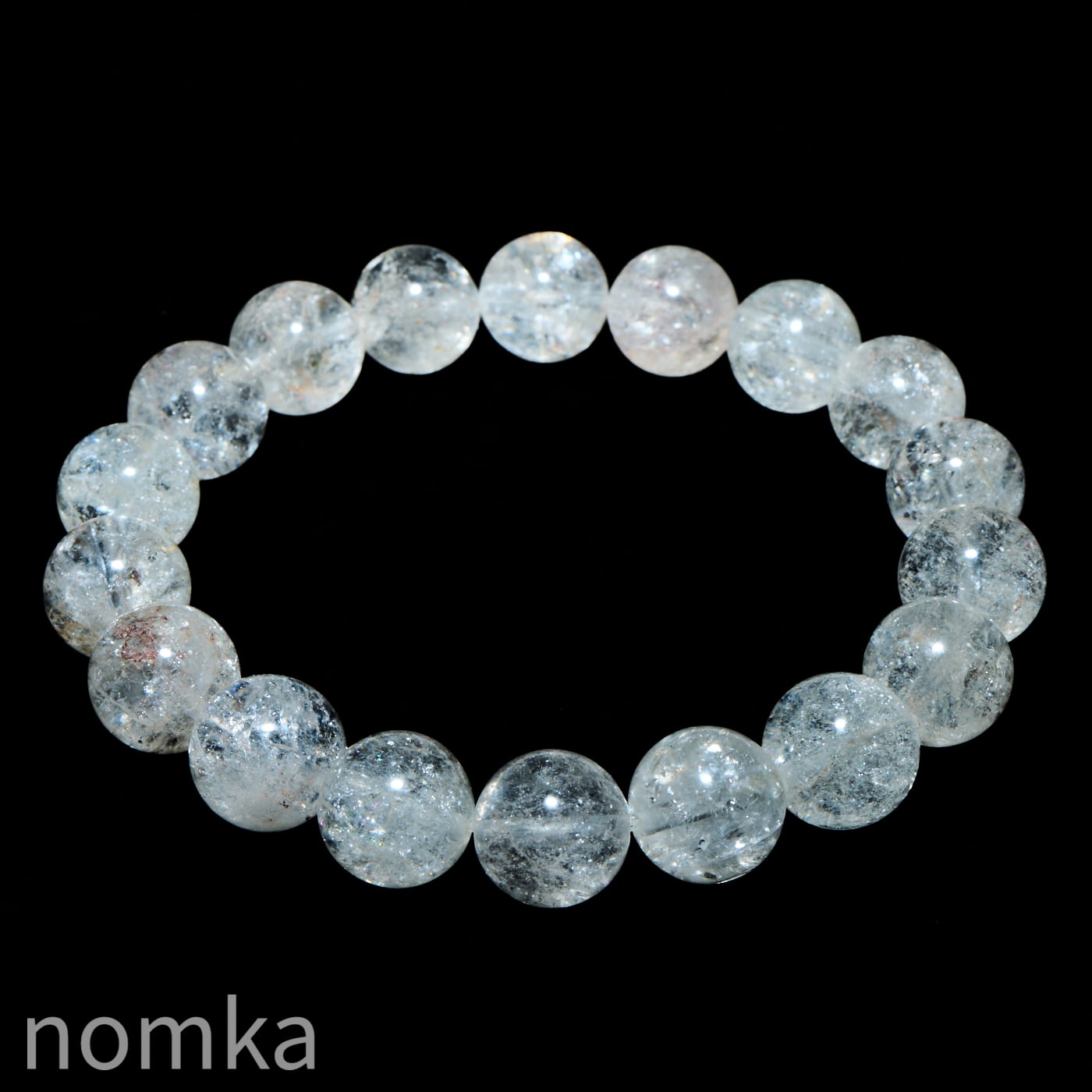 高品質】ヒマラヤマニカラン水晶(11.5mm/インド パールバティ渓谷