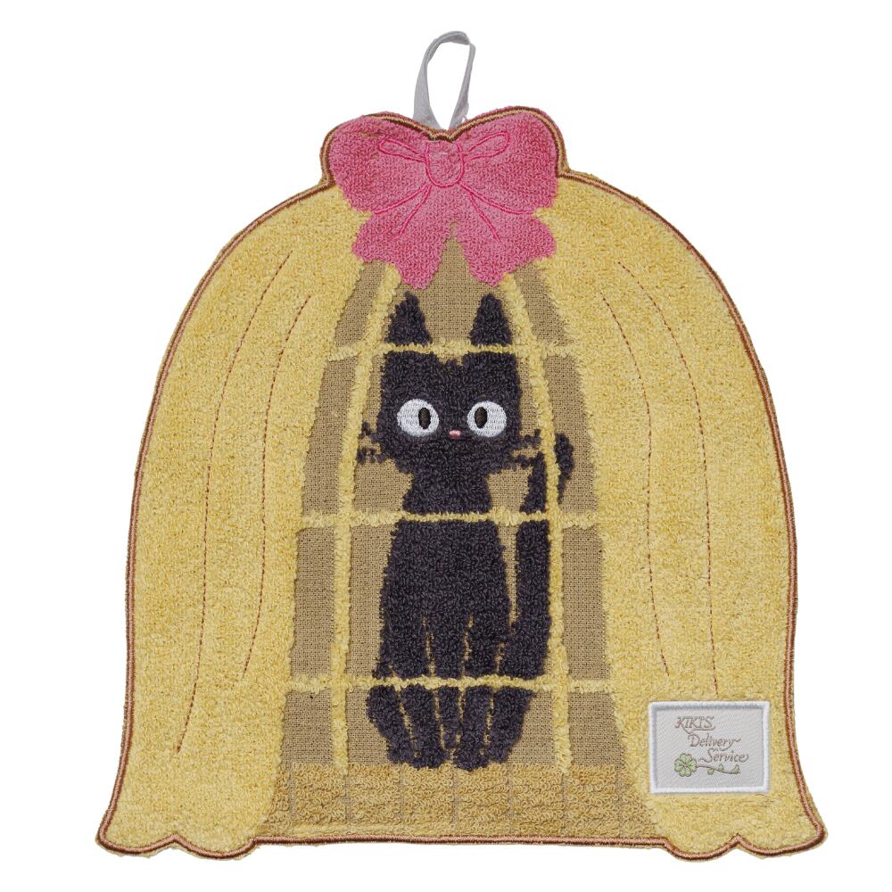 魔女の宅急便 ループ付きミニタオル 鳥かご(3348)