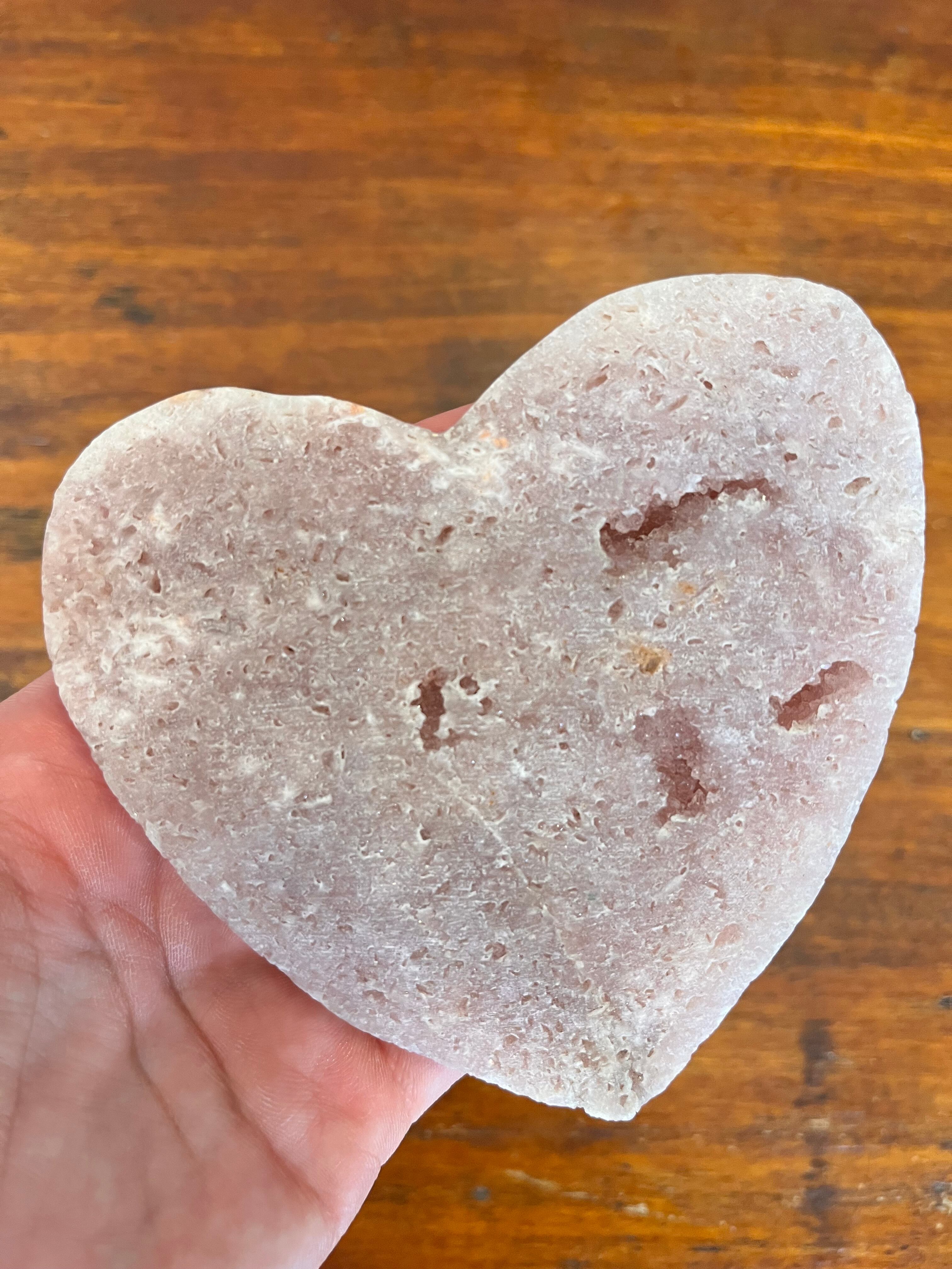 ピンクアメジスト　ハート pink amethyst heart ピンクアメジスト ハート