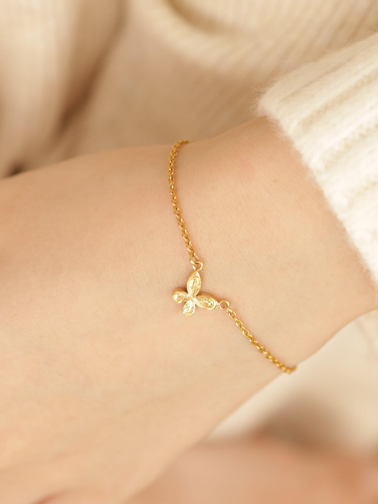 316L hawaiian pulelehua bracelet #b21