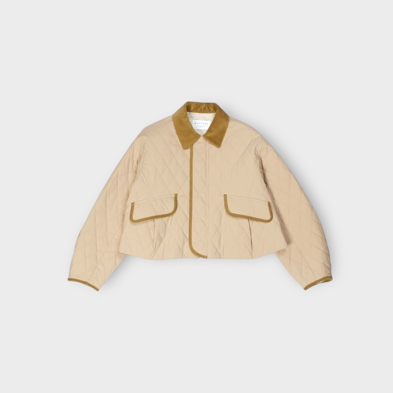 MACPHEE【キルティング ショートブルゾン】