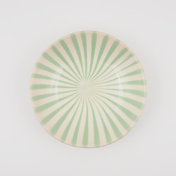 金子 司 小皿 グリーン/ホワイトA
