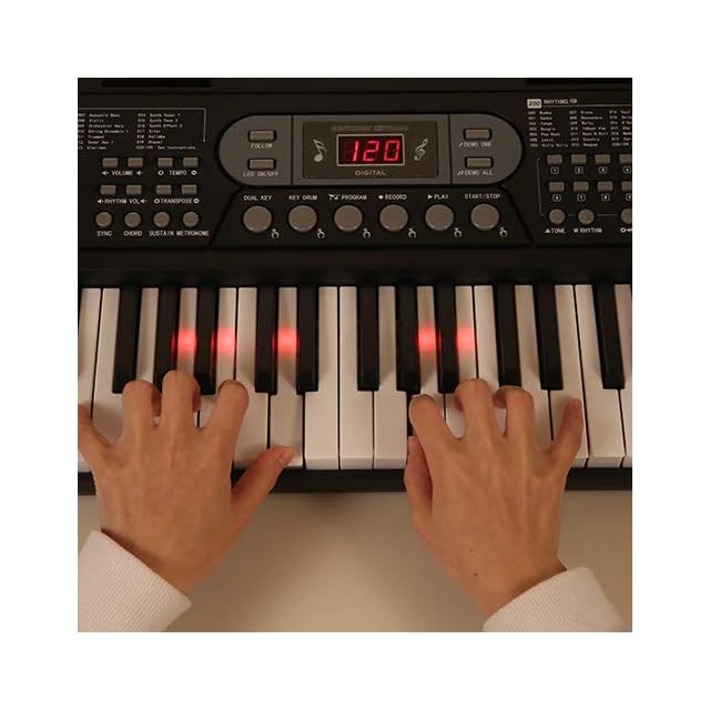 Hricane キーボード ピアノ 電子ピアノ 61鍵盤 200種類音色 200種類