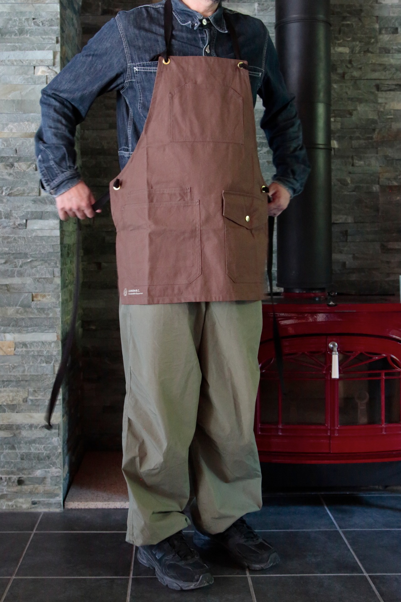 Root apron Short BR / ルートエプロン ショート（ブラウン）