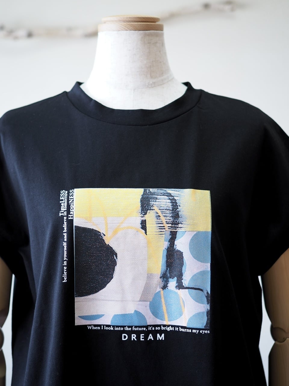 NICE COLLECTIVE アートプリント Tシャツ アートプリントTシャツ <ブラック> | SoaSoah