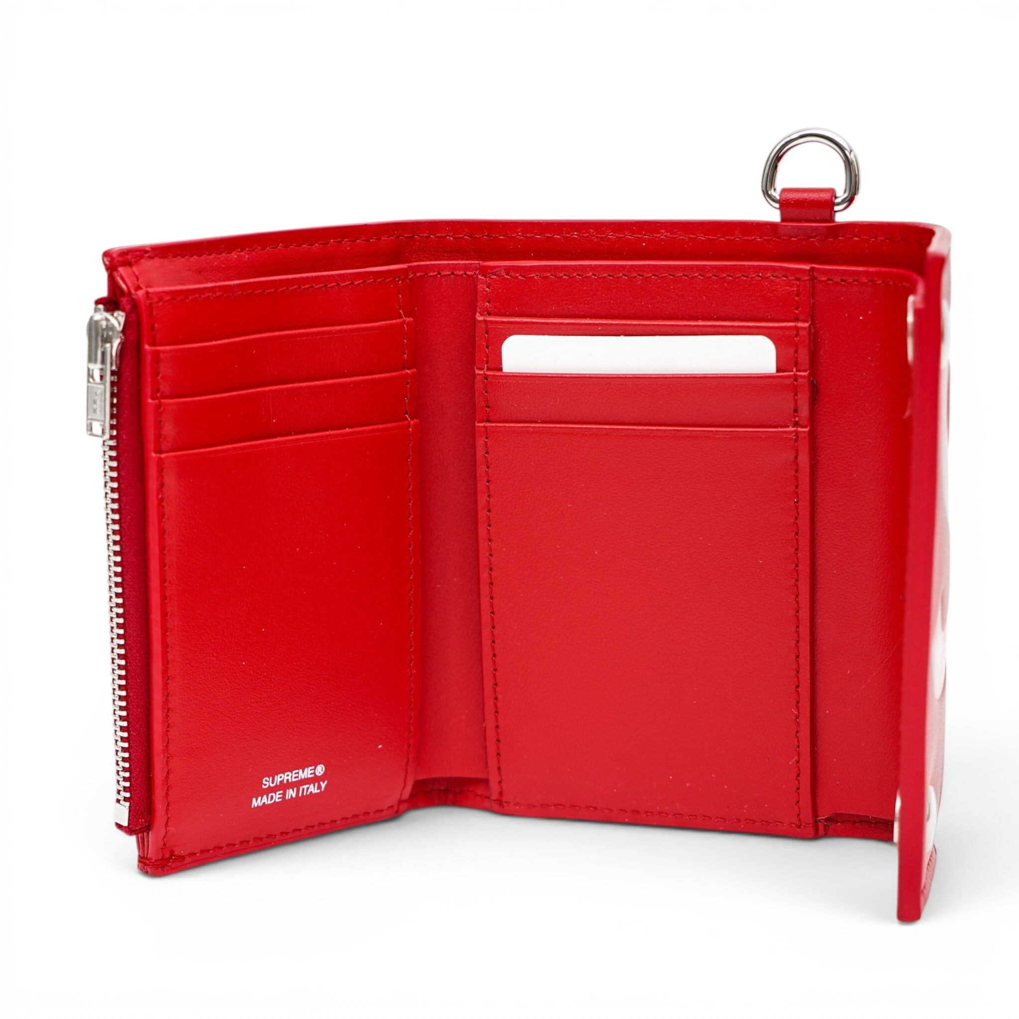 Supreme シュプリーム Leather Chain Wallet イタリア製 財布 RED 新品