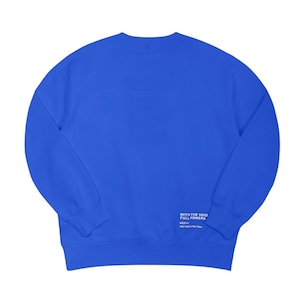 SALE 送料無料 【HIPANDA ハイパンダ】メンズ クルーネック スウェット トレーナー MEN'S CREW NECK SWEAT SHIRT / BLUE・WHITE