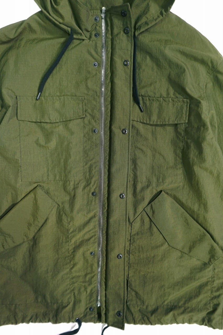 Nylon Ripstop Blouson Parka