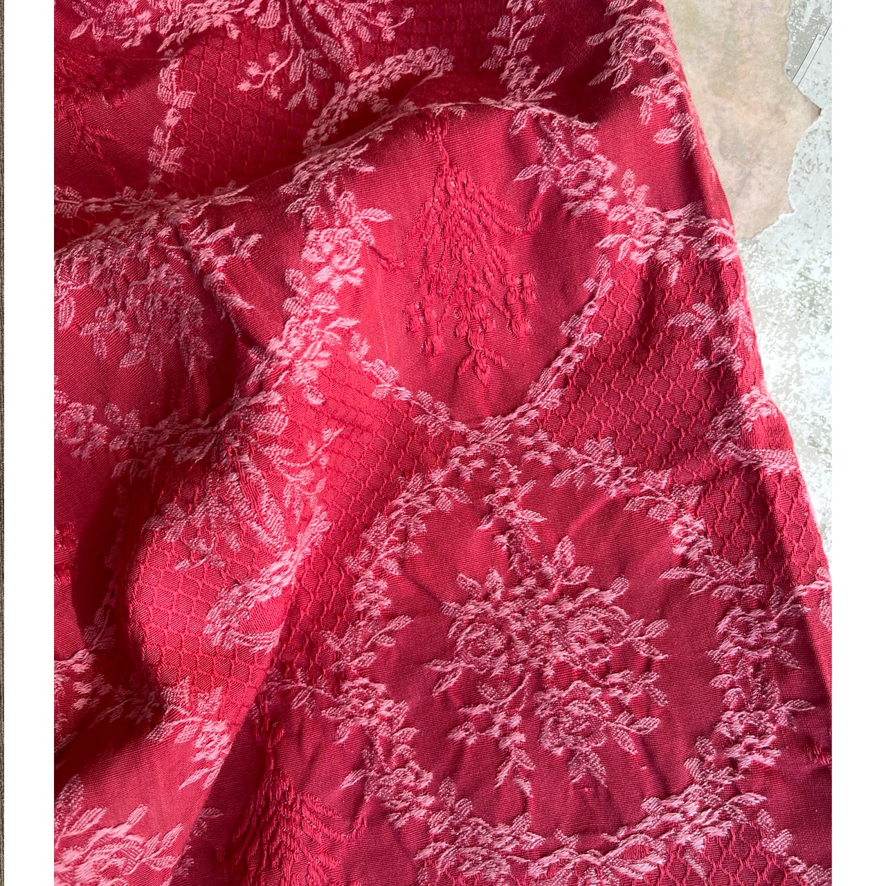 fairygrunge薄手の毛布❋ダマスク柄❋ヨーロッパ❋姫系 ダマスク 柄