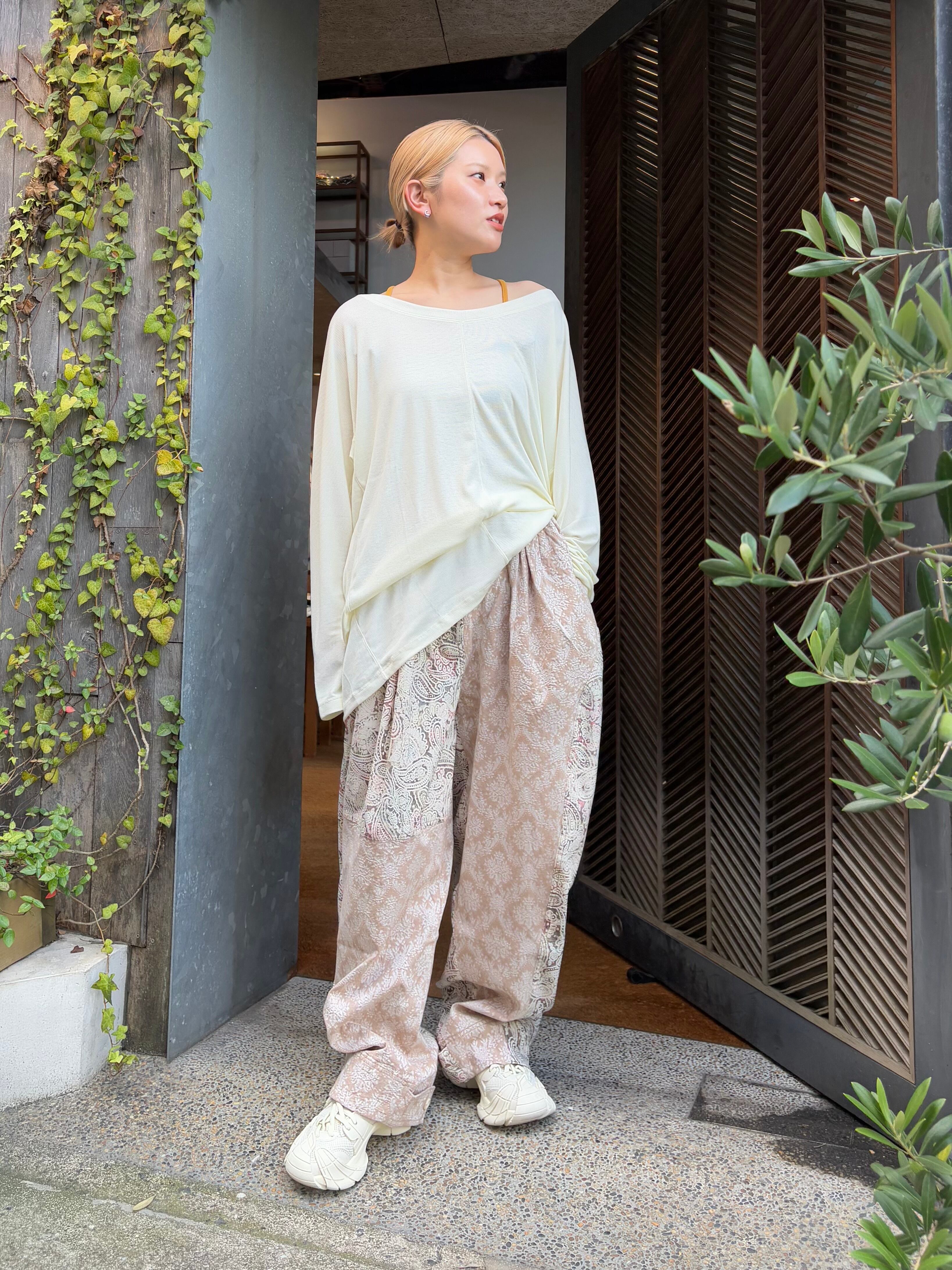 25AW】OPEN YY オープン ワイワイ / PAISLEY FULL GATHER PANTS