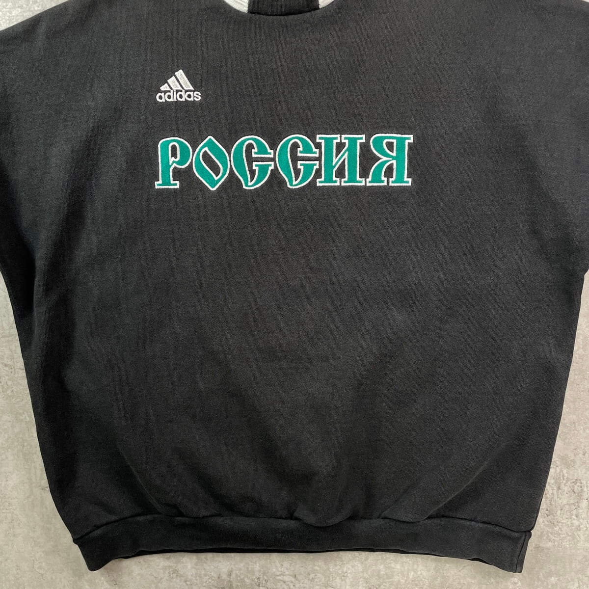 adidas アディダス Gosha Rubchinskiy ブランドロゴ刺繍 スウェット