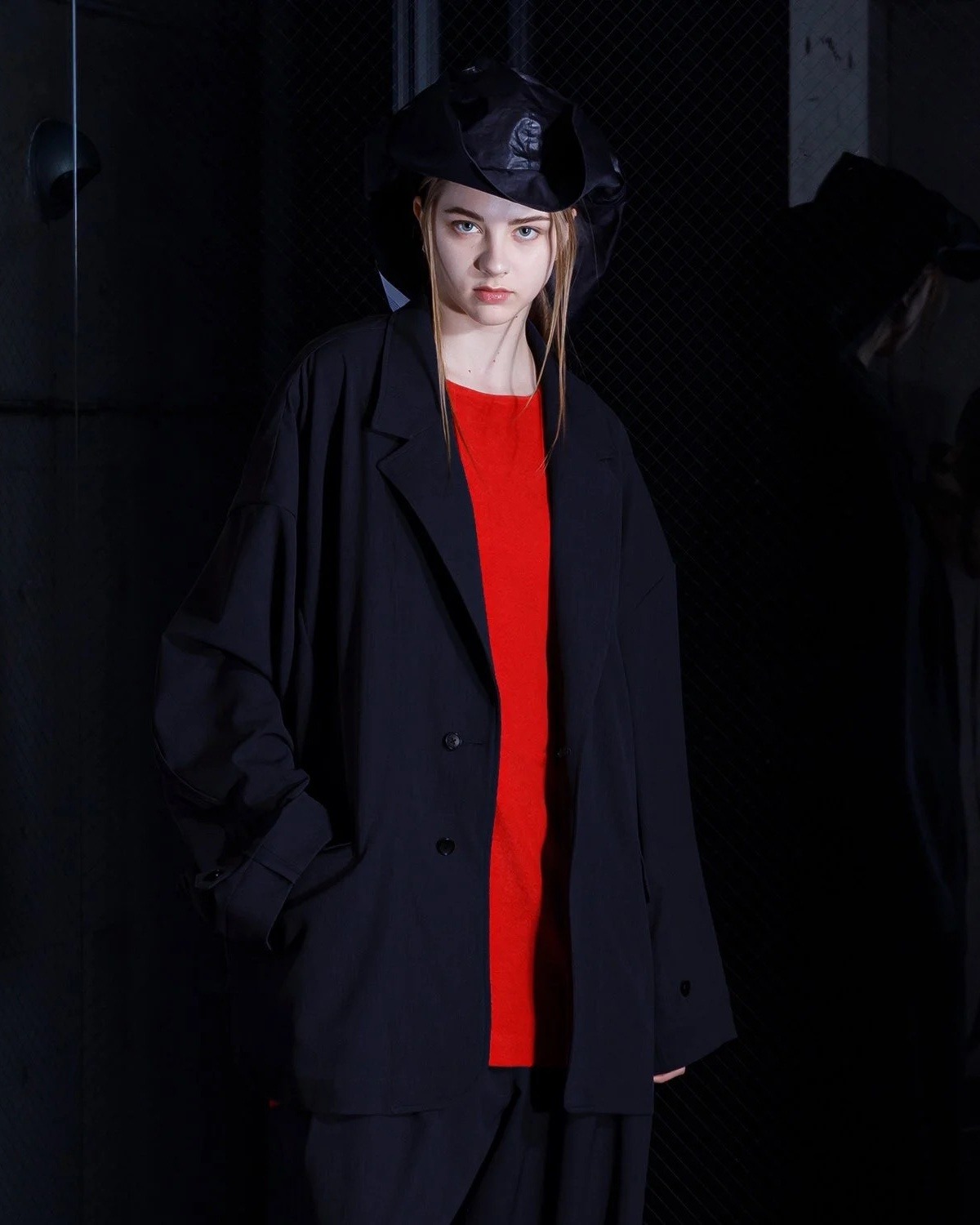 VOAAOV Chic Tech Big Tailored Jacket BLACK | nua