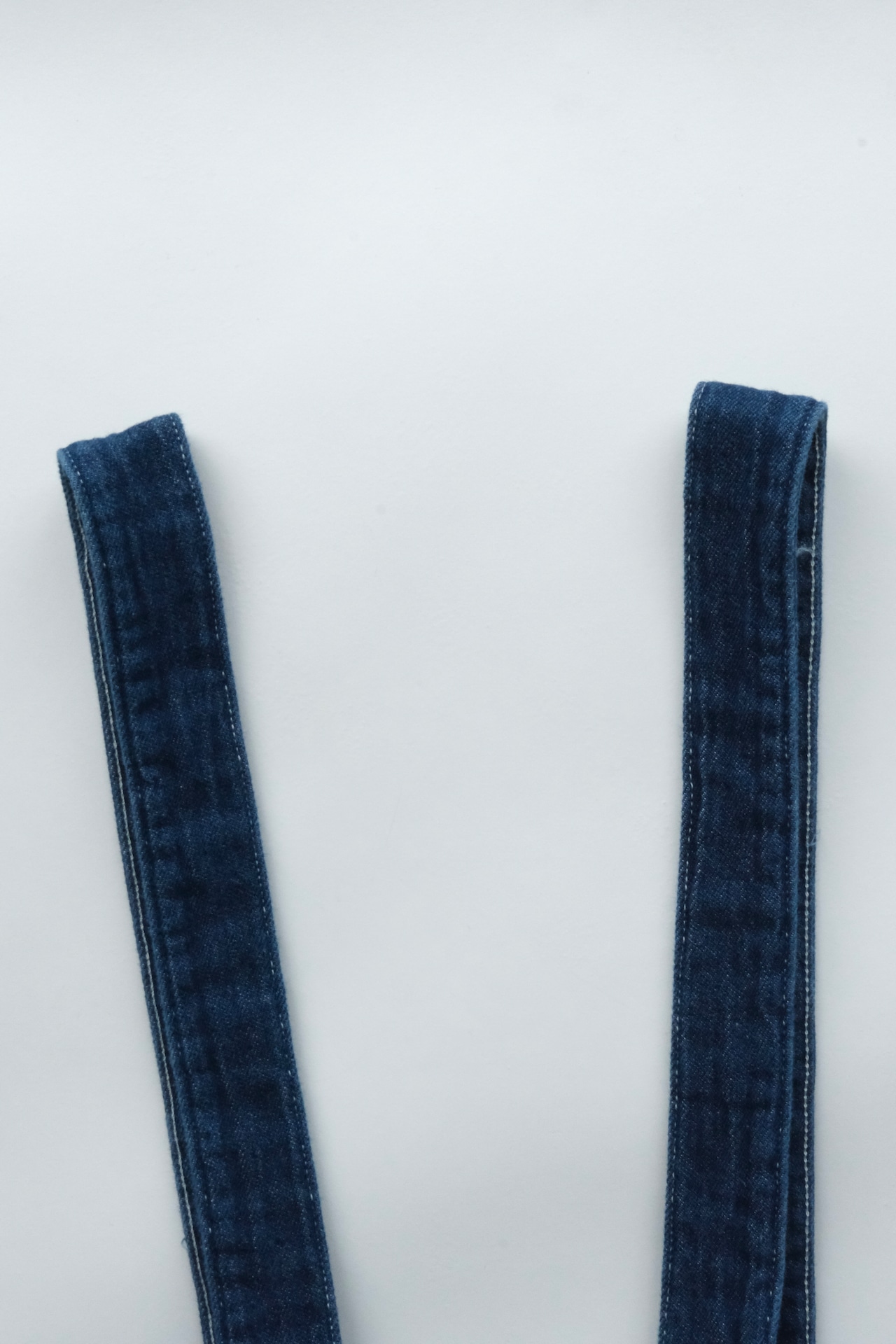 Soft denim pinafore dress