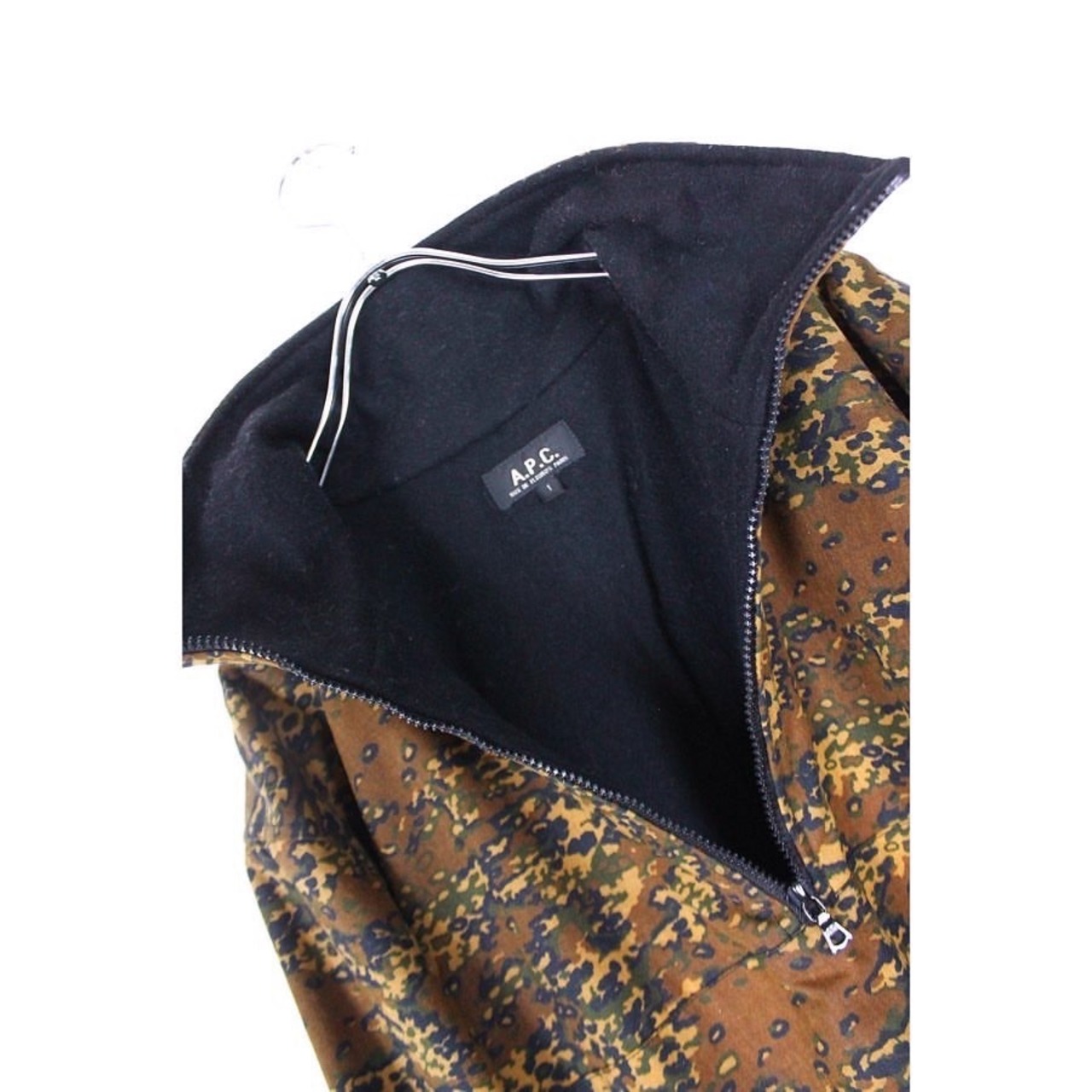 A.P.C ウールライニングオイルドプルオーバージャケット Made In 
