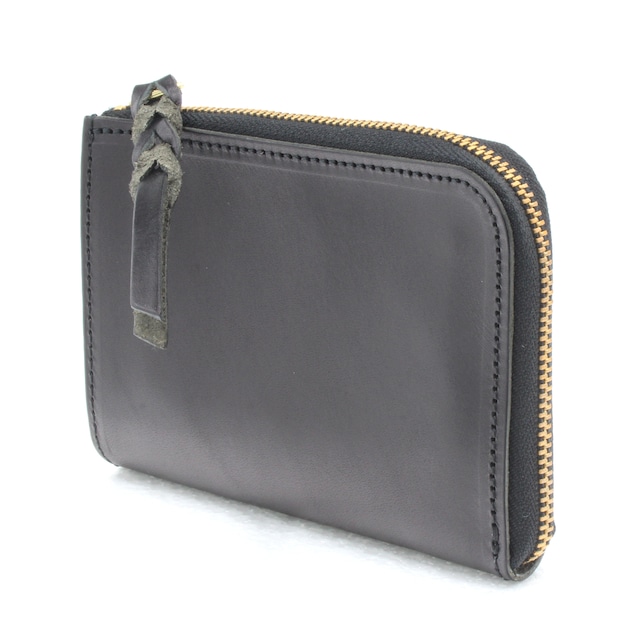 【栃木レザー】二つ折り財布 コンパクト財布  「小」 小銭入れ付き 日本製 レザーウォレット SUI（粋）