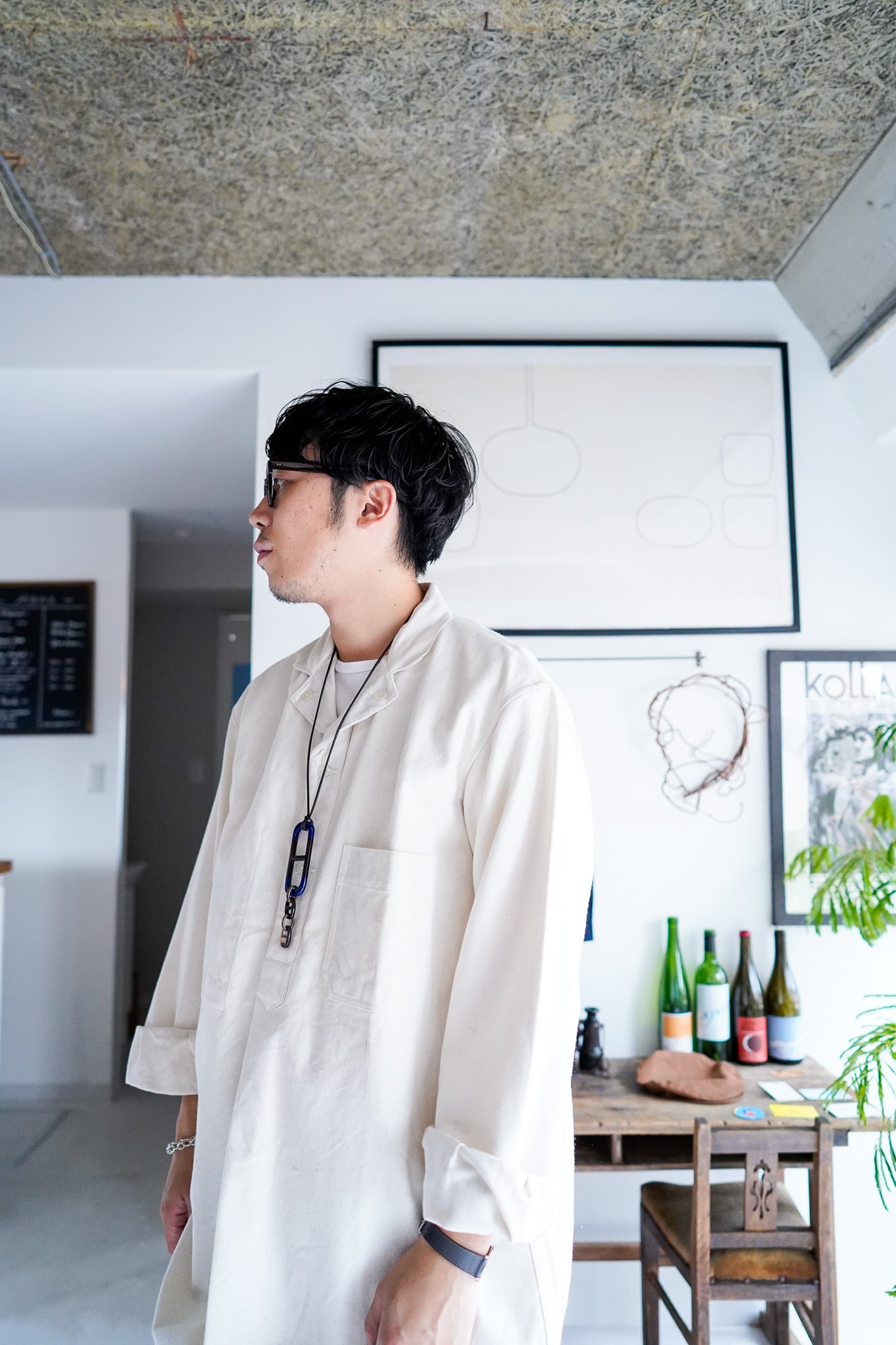 1930s フランス ブッチャースモック 1930s BRAILLON ブッチャー