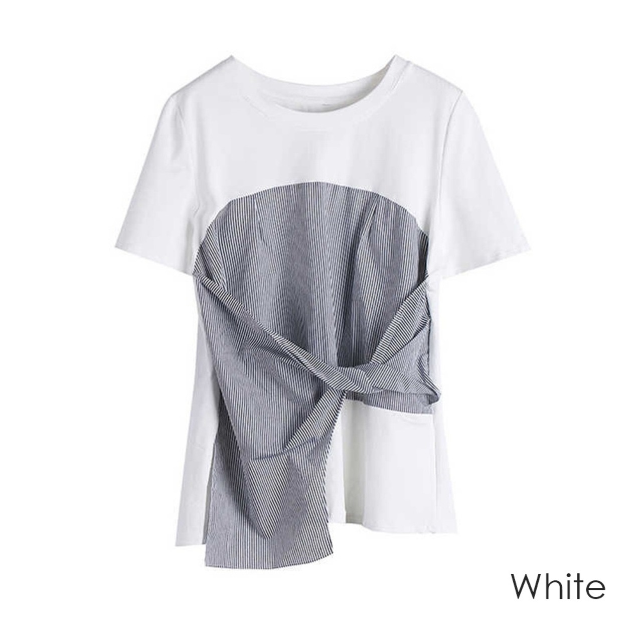 Stripe Knot T-shirt / ストライプ ノット Tシャツ