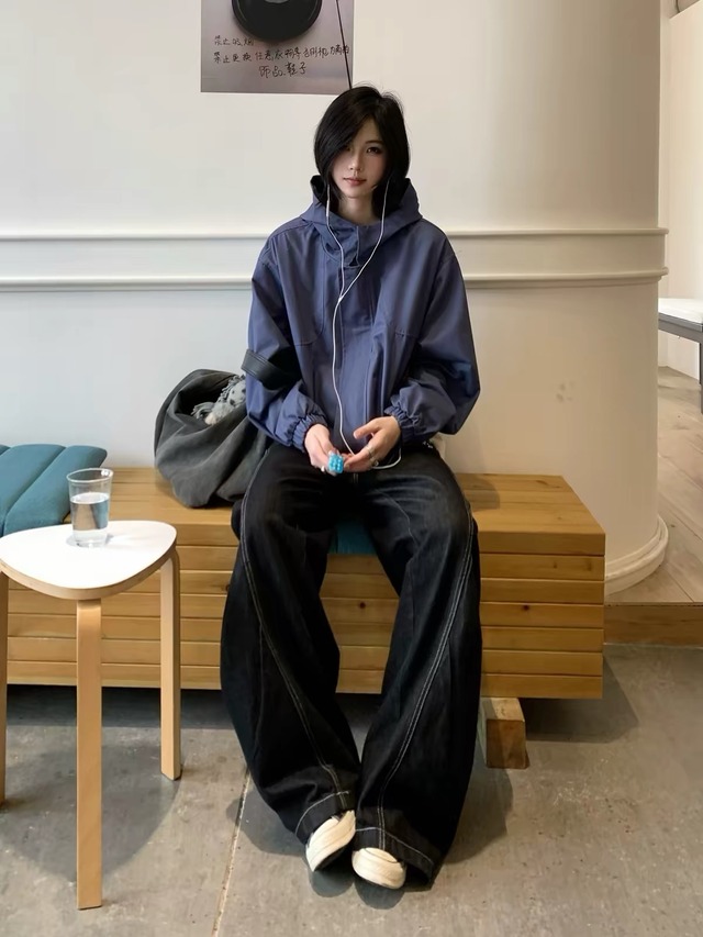 ショートフードジャケット /  SHORT HOODED JACKET