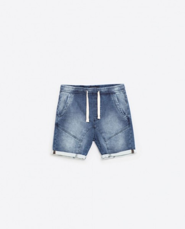 ZARA/ザラ スウェット ヴィンテージ加工 ハーフパンツ/短パン/メンズ/S 