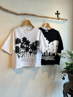 manipuri /HORT SLEEVE T-SHIRT S （フラワー）