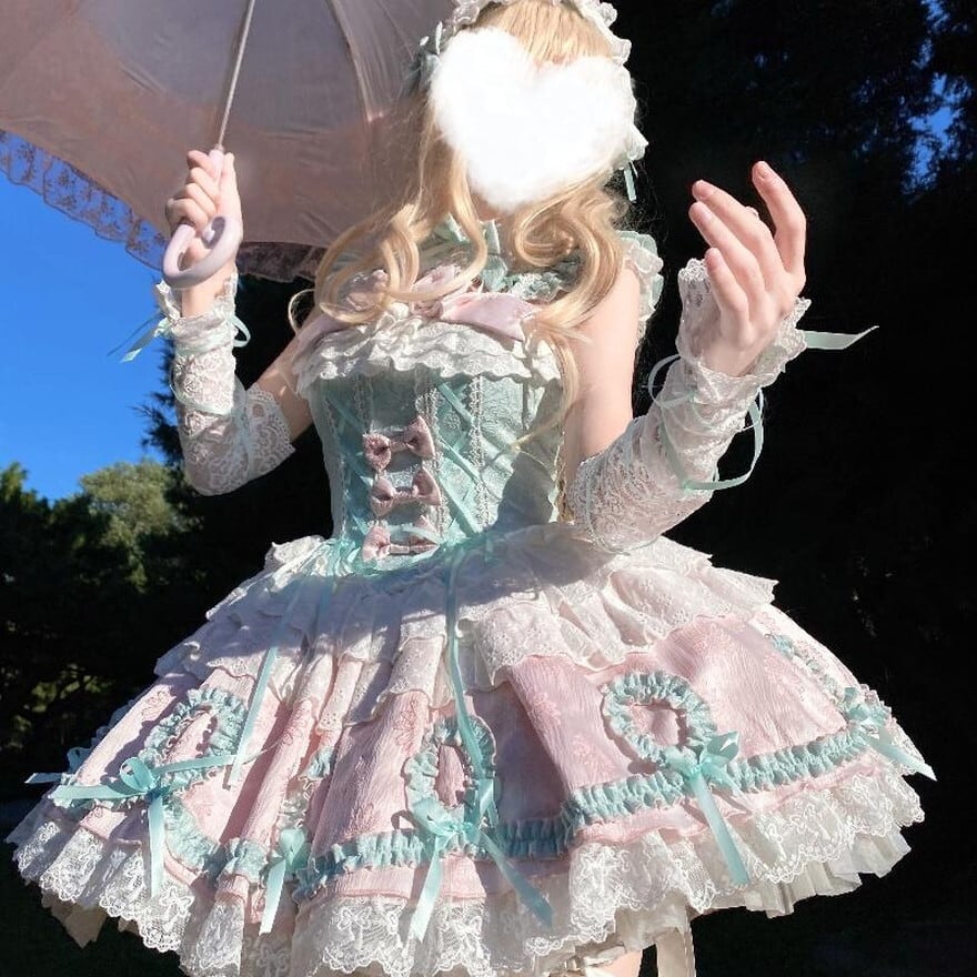 甘ロリ ふわふわアイドルロリィタドレス ライブ向け｜WithU | ゴスロリ